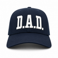 White on Navy Blue