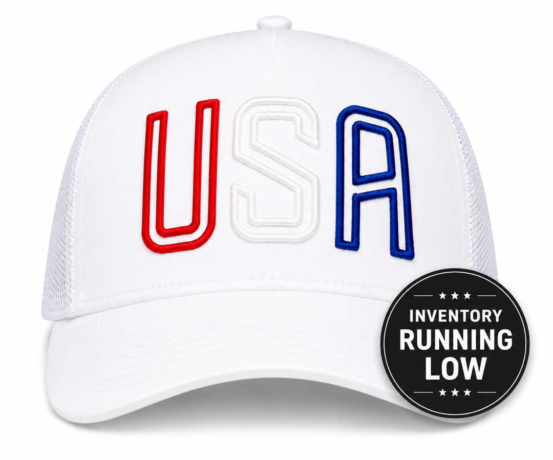 USA - United States of America country code soccer hat - 18.1 Sports
