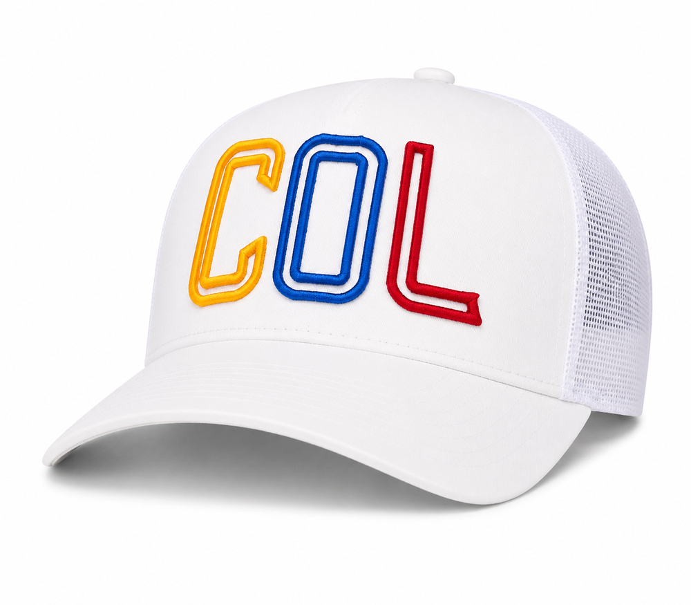 COL - Colombia country code soccer hat (left view) - 18.1 Sports
