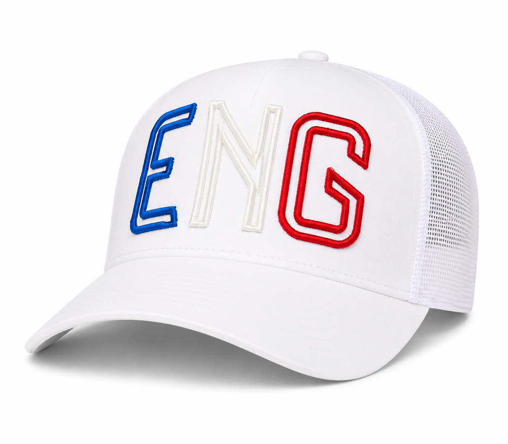 ENG - England country code soccer hat (left view) - 18.1 Sports