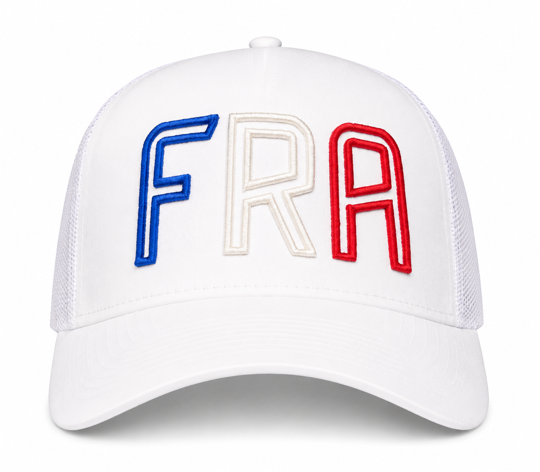 FRA - France country code soccer hat (front view) - 18.1 Sports