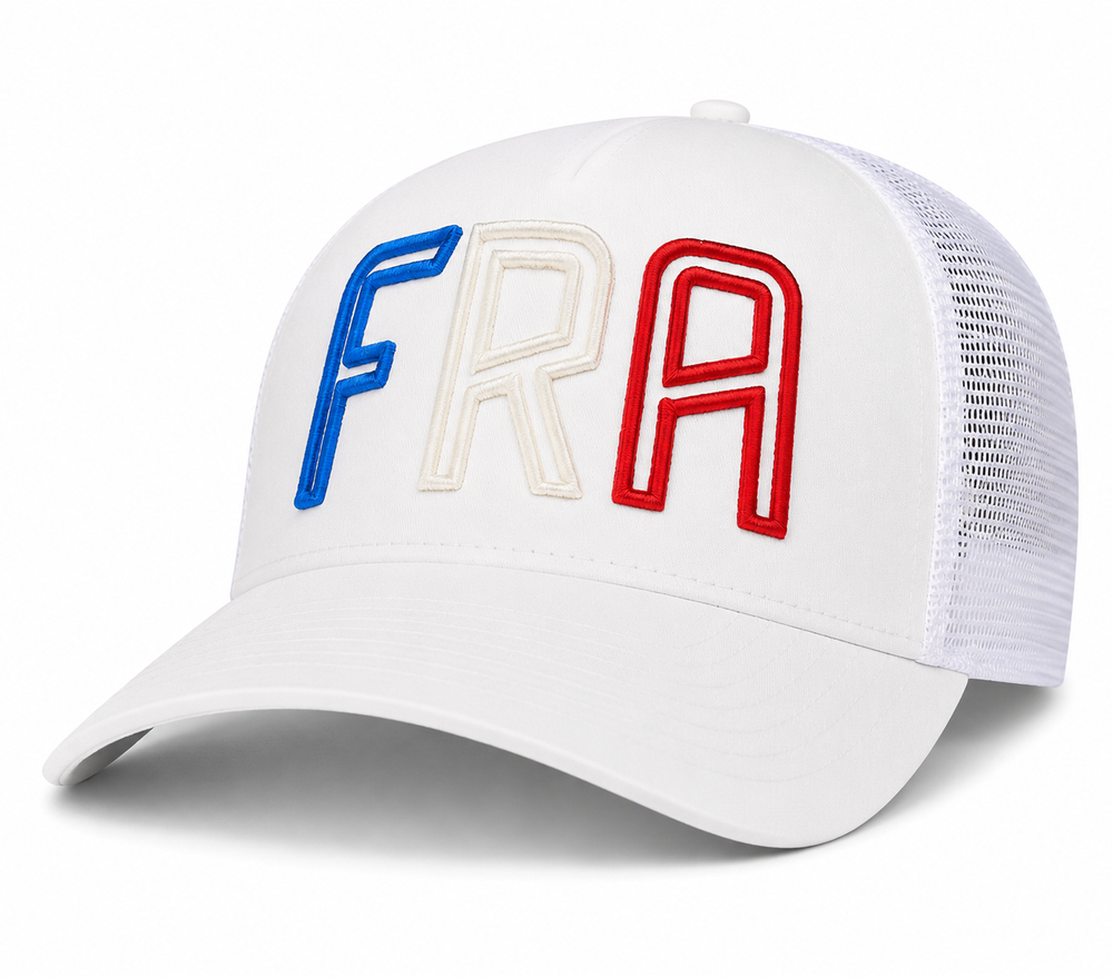 FRA - France country code soccer hat (left view) - 18.1 Sports