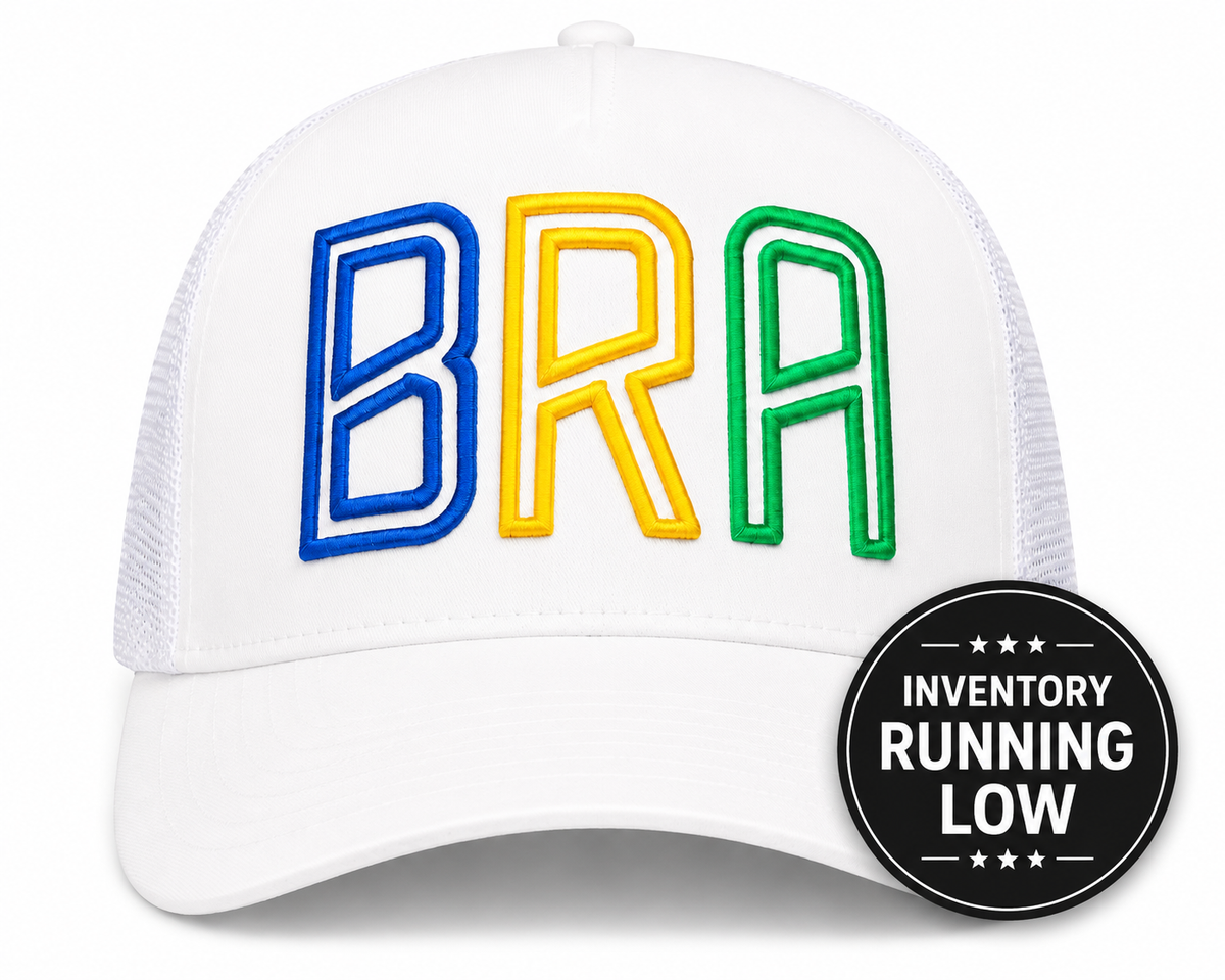 BRA - Brazil country code soccer hat - 18.1 Sports