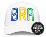 BRA - Brazil country code soccer hat - 18.1 Sports