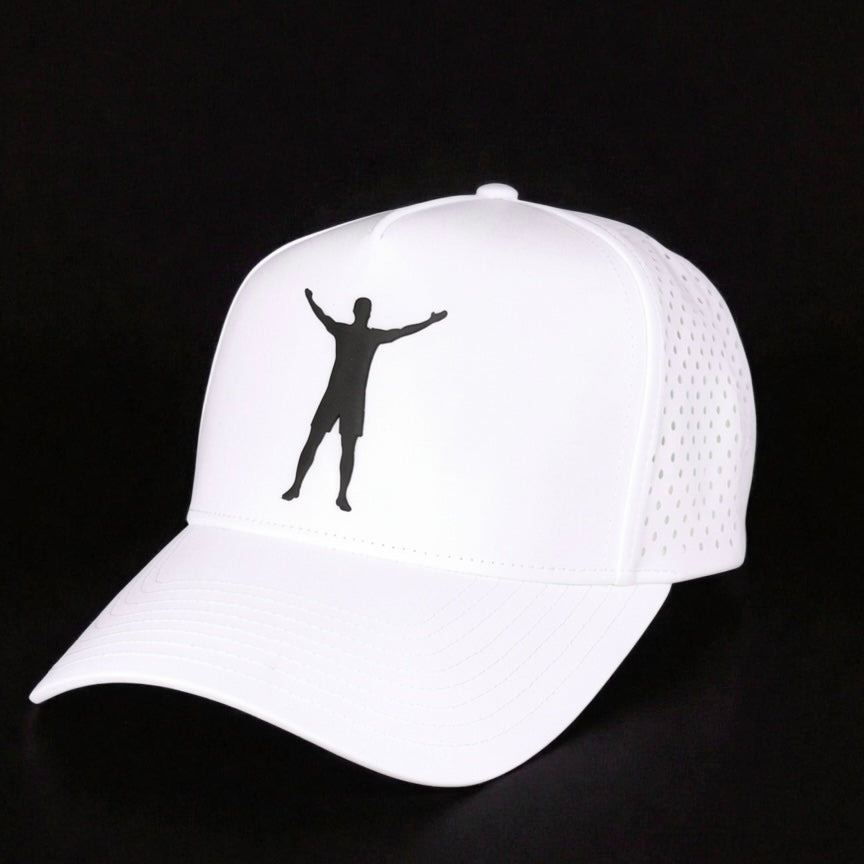 Universal Goal Pose soccer celebration hat (side view) - 18.1 Sports