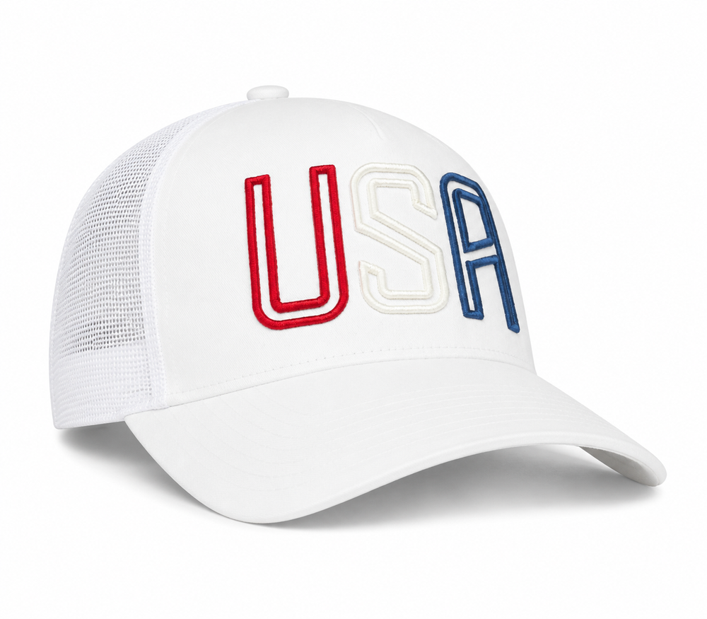 USA - United States of America country code soccer hat (right view) - 18.1 Sports