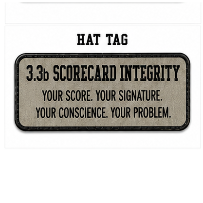 3.3b SCORECARD INTEGRITY